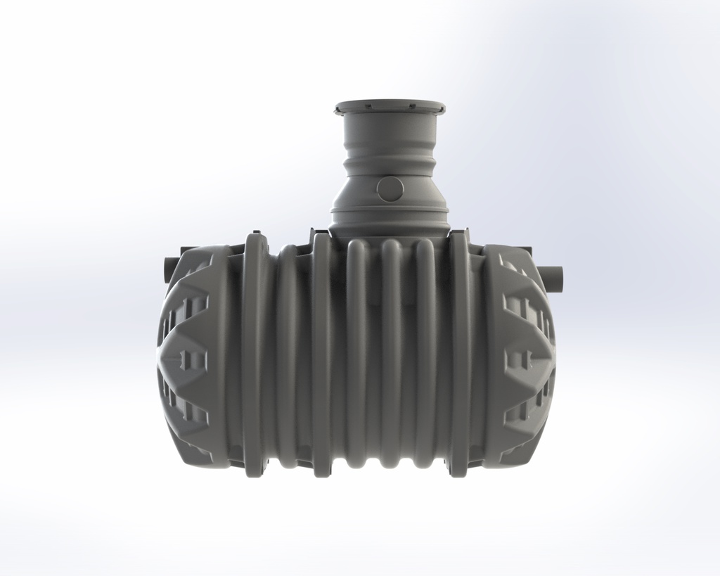 [301-0218] Oil/Water Separator Sepko-20 R (Without shaft, Without lid, Without bypass line, Without alarm)