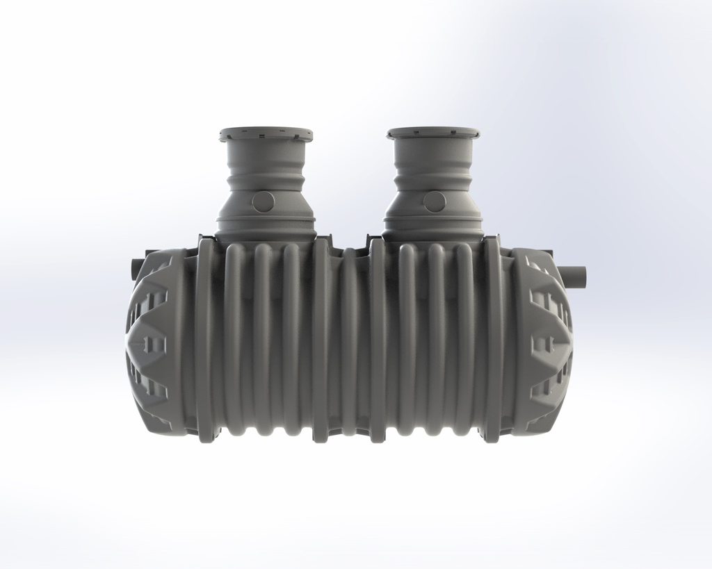 [301-0219] Oil/Water Separator Sepko-20/2000 R (Without Shafts, Without lids, Without bypass line, Without alarm)