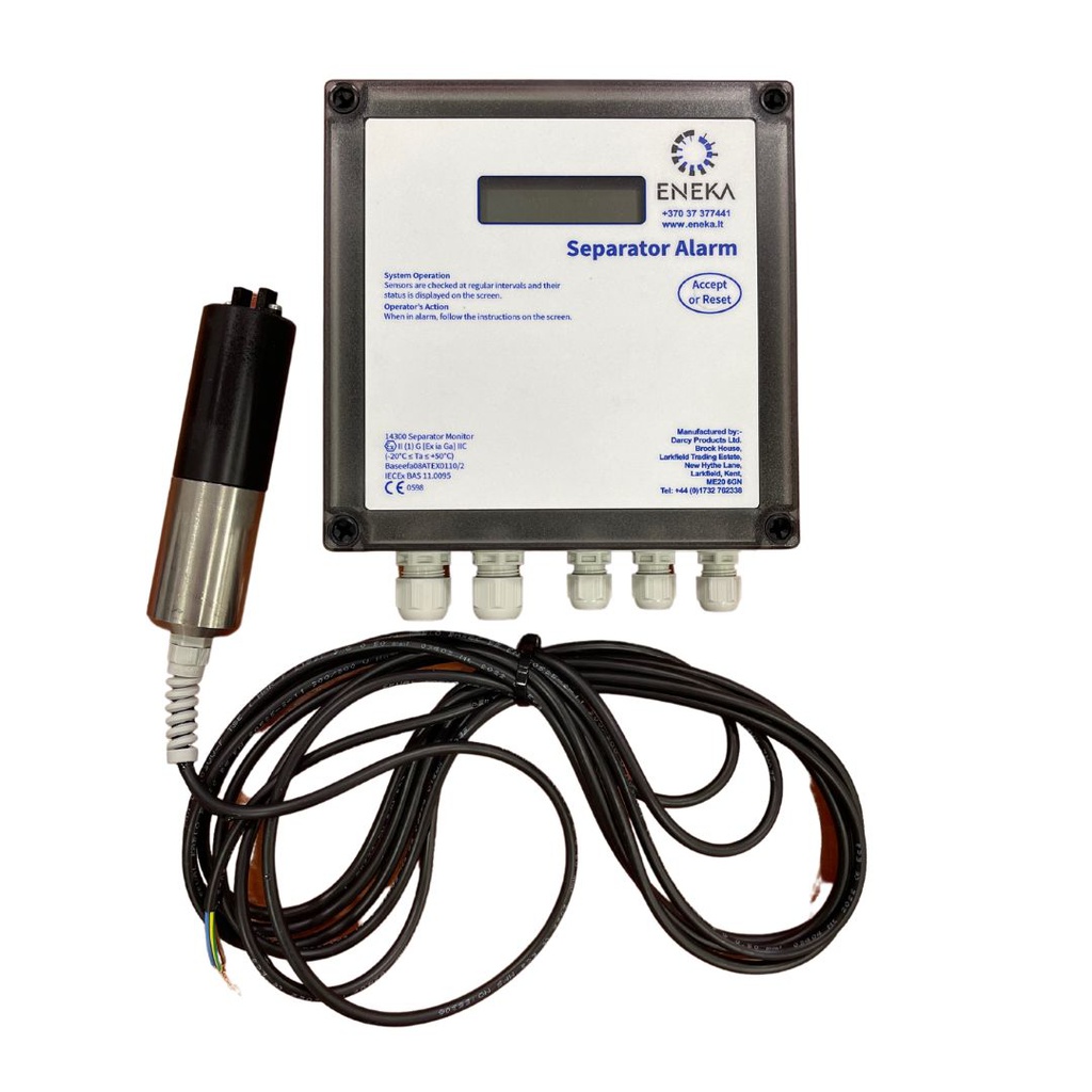 IP65 Separator Alarm 240V with Silt Probe 