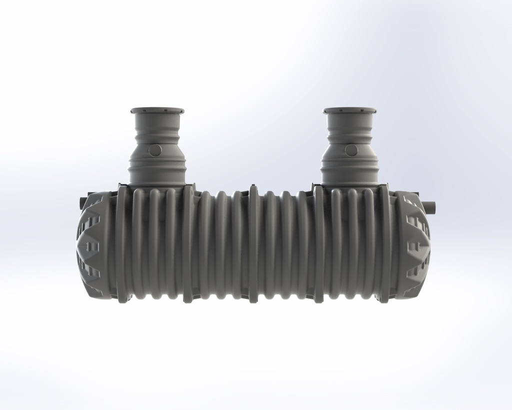 [301-0220] Oil/Water Separator Sepko-20/4000 R (Without Shafts, Without lids, Without bypass line, Without alarm)