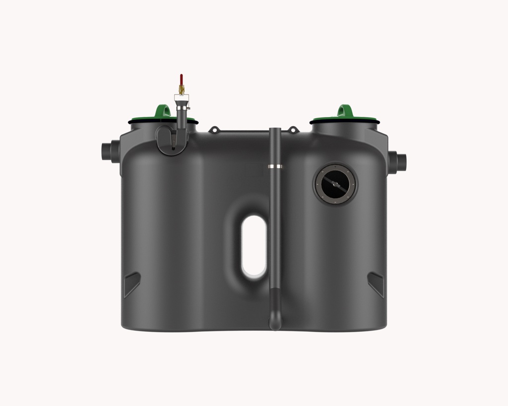 Antžeminis riebalų skirtuvas Greasly-4A-PRIMA (ENEKA, Iš kairės į dešinę)