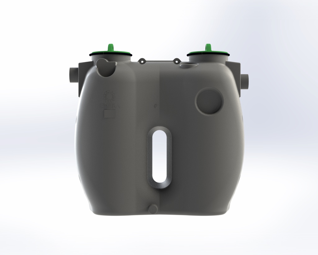 Antžeminis riebalų skirtuvas Greasly-7A-BASE (ENEKA, Iš kairės į dešinę)